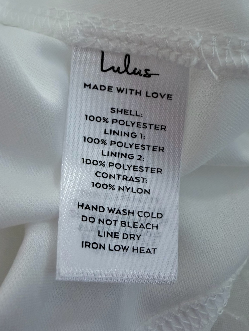 NWT Lulu's White Off-the-Shoulder Wedding Dress - Picture 8 of 10